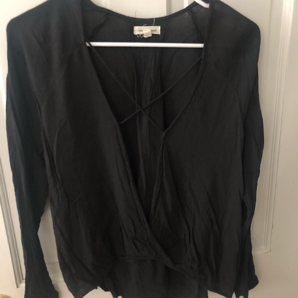 Urban outfitters. Long sleeve black top